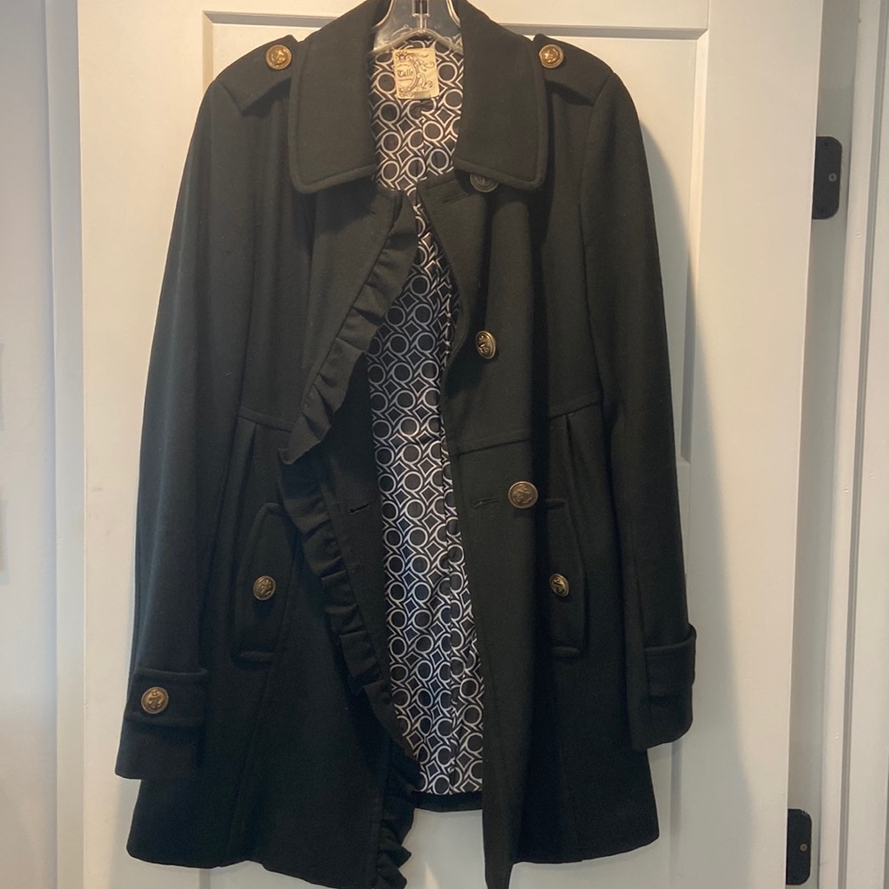 Tulle Women’s Black Wool Jacket